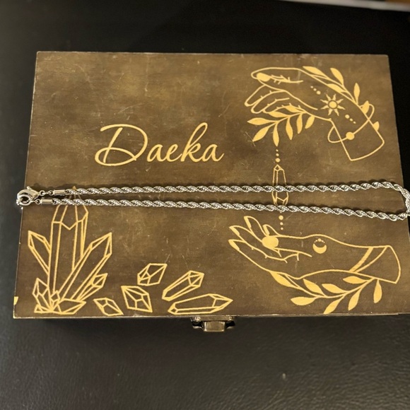 Stainless Steel Silver Rope Necklace! - Picture 1 of 2